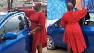 Female first-class graduate who makes her living driving car speaks on why she started the job in new video
