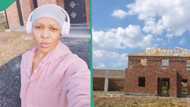 Nigerian lady rejoices as she builds second house in France, shares video of the property
