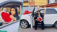 "Perfect Christmas gift": Nkechi Blessing goes gaga as she acquires a new whip, pics trend