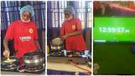 "She has cooked for 12 hours": Lady starts cooking in Ekiti, vows to break Hilda Baci's 100 hours record