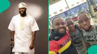 Femi Adebayo ignores niqab drama, celebrates his lookalike twin sons’ birthday: “Adebayo big boys”