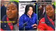 Old video: Lady asks Michael Jackson to marry her, gives him ring, he wears it with shy smile