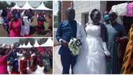Man marries blind lady he met at friend's event, their wedding photos cause stir