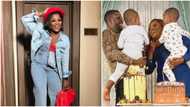 "They've grown so big": Reactions as Funke Akindele sings for her twin boys in heartwarming video