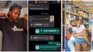 "Delete it immediately": Nigerian mum knocks daughter after seeing WhatsApp status of her on a man's lap
