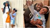 My baby getting so big: Davido laments bitterly as Imade shares beautiful photos with mum Sophia