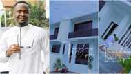 I’m not going anywhere: Zubby Michael stylishly shows off exterior of palatial mansion in funny video