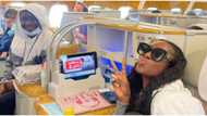 Dorcas Shola-Fapson takes dad on first Dubai trip for 60th birthday, surprises him by flying in stepmother