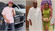 "Juju sharp shooter": Nigerians commend Davido's Isreal as new photo with wife shows off protruding stomach