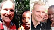 Oyinbo man who sent his 21-year-old black student lover N374m defends himself, says her tiny waist caused it