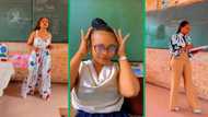 "Gorgeous": Teacher wows many with her stunning outfit and stylish classroom presence