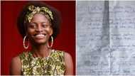 Nigerian lady showcases note a friend she had issues with sent on her birthday, causes stir online