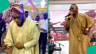 Okocha flaunts dance steps as singer Segun Johnson hypes legend: "Fun won ni leg over"