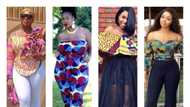 Best Ankara tops on jeans designs