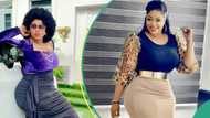 From exposing her body to covering up: How Omoborty changed her curvy shape with ten cute photos