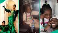 Davido's first daughter Imade spotted sampling her dad's latest Tesla Cybertruck, video warms hearts