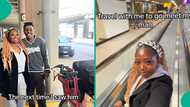 Nigerian lady relocates to Canada to meet her man, shares lovely video, many react