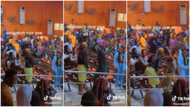 Nigerian lady ‘scatters’ lecture room with dance moves at LASPOTECH, many Students scream in Video
