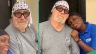 "Be careful": Lady excited as white man arrives in Nigeria to see her, visits with his oyinbo friend