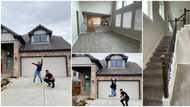 Young lovers aged 23 and 25 buy big house, share beautiful photos of its interior, social media reacts