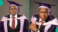 CGPA of UNIBEN student who grew up in Ajegunle trends online, photos show him in graduation outfit