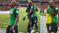 Moment Victor Osimhen almost broke down in tears as he left football pitch after AFCON finals