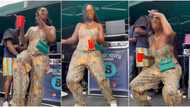 "Mama fit say this one na gospel song now": Reactions as Tiwa Savage vibes to Jaiye Foreign in London