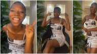 "You're too young for this": Little Emanuella whines waist in skintight dress, dances to Gentility in cute video