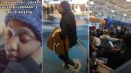 "I am tired": Nigerian lady who secured visa to Australia spends over 24 hours on plane, shares video on TikTok