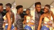 "Is this Korra Obidi?" Lady in sleeveless crop top dances and whines for man in video, people react