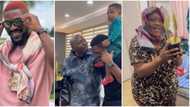 "It's the peck from your dad for me": Sweet video shows Tobi Bakre's parents' reactions to his AMVCA plaque