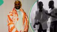 " True love": Adorable moment Adekunle Gold dressed, sang for friend of 21 years as he weds