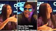 "98% of Nigerian men don't know how to toast women": Comedian Adeherself says as Mr Macaroni Watches
