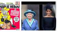 Outrage over French Magazine Charlie Hebdo's Cartoon Showing Queen Kneeling on Meghan's Neck