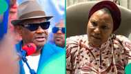 "You don't control FCT": Battle line drawn as Kingibe dares Wike to test capacity during LG election