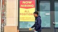 US unemployment up even as hiring beats expectations in delayed report