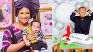 "My Odogwu is 4": Nollywood star Nkechi Blessing marks son’s birthday with cute, loving pictures