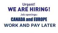Sponsorship opportunity: We are hiring for Canada and Europe!