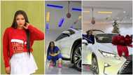 Liquorose buys beautiful Lexus car, starts new year 2022 in grand style, Nigerians congratulate her