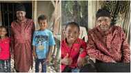 Viral Nigerian kid tagged a witch in Akwa Ibom and left to die comes face to face with his dad after 6 years