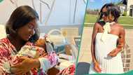 Wofai Fada flaunts lovely pictures of her newborn, shares name: "Baby Cole of Victoria island"