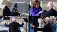 Pictures show Joe Biden appearing to wear bulletproof vest during inauguration