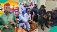 Man shares striking observation he made about Buhari's son at his father's burial, posts pictures