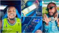 “Disrespectful”: Funny video of Davido’s domestic staff riding in his Lamborghini in his absence sparks debate