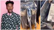 "N15k to buy rag?" Hilarious reactions trail video of severely ripped jeans at boutique