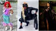 Halloween in Naija: 8 Celebs stun in bizarre, scary-looking outfits, Imade Adeleke dresses as Little Mermaid