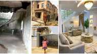 Cute photos as couple living in the US set up a posh house in Nigeria, people marvel at its beauty
