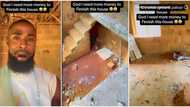 "God I need more money": Nigerian man unable to complete his building project cries out in video