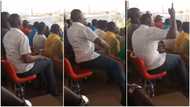 He should stop watching soccer: Video shows man who couldn't keep still during football match, Nigerians react