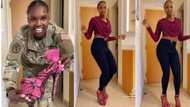 "From soldier to hot baddie": Pretty army lady with cute smile transforms and rocks heels in viral video, people hail her